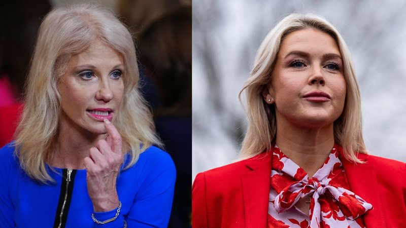 Conway till vänster och Leavitt till höger. Foto: Alex Brandon /AP/TT & Julia Demaree Nikhinson /AP/TT